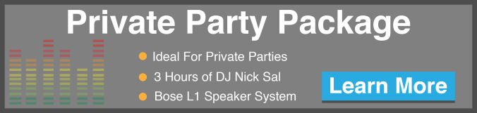 Private Party Package CTA